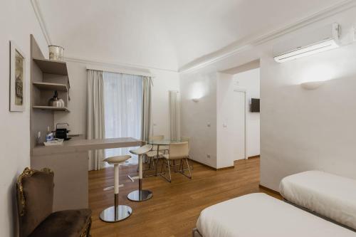 Posezení v ubytování RG7 Apartments