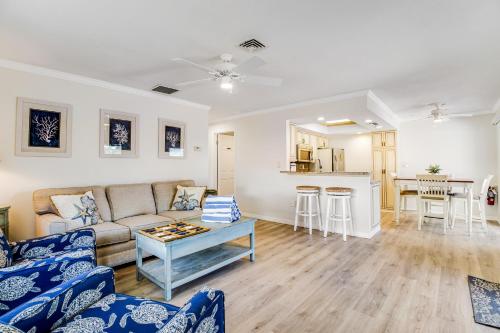 Dapur atau dapur kecil di Beach Villa 1B