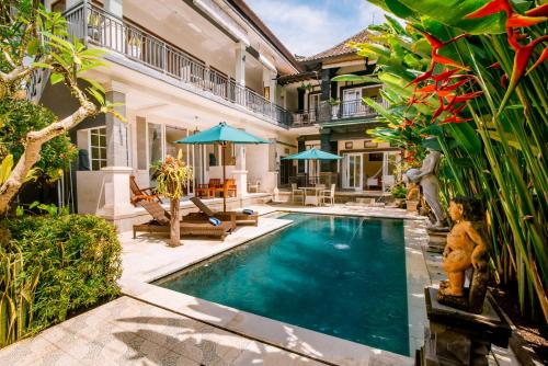 Bazén v ubytování Villa Sekembang Ubud by Purely nebo v jeho okolí
