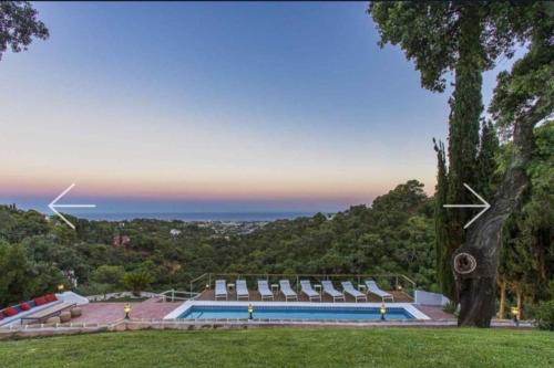 Private villa with panoramic views.