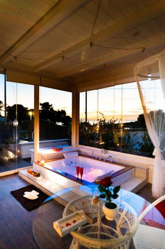 Μπαλκόνι ή βεράντα στο Resort Villa La Perla Sul Mare