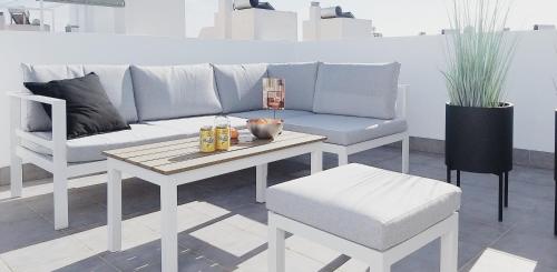 Posedenie v ubytovaní Modern townhouse in Torrevieja, Costa Blanca