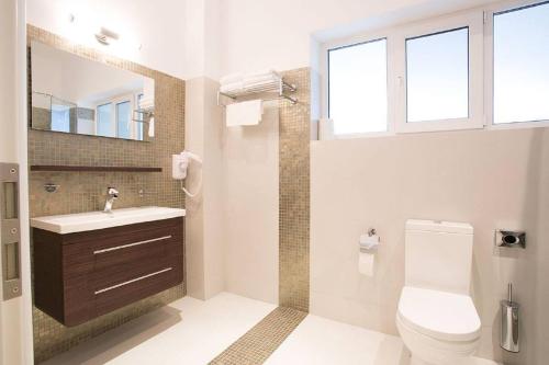 Koupelna v ubytování Bruxelles Guesthouse Craiova