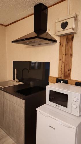 Una cocina o cocineta en Apartments Suites LAC BLEU