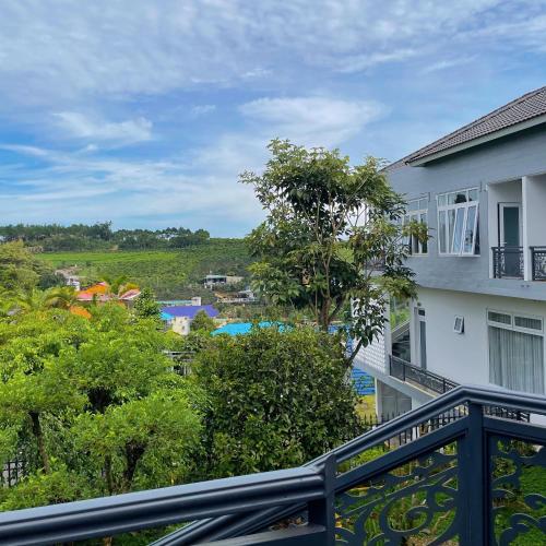 a view from the balcony of a building at Homestay Tulip Garden Bảo Lộc in Bao Loc