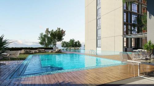 Piscina en o cerca de Paradigm Residence by RR JBcity