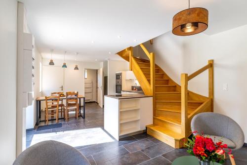 Una cocina o cocineta en Gîte de la Porte des Moines