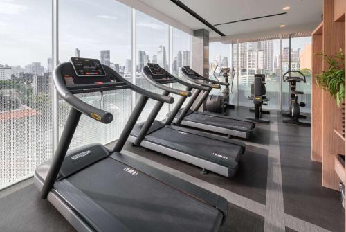 Фитнес-центр и/или тренажеры в Wyndham Garden Bangkok Sukhumvit 42