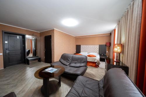 Ruang duduk di Ostrov Hotel