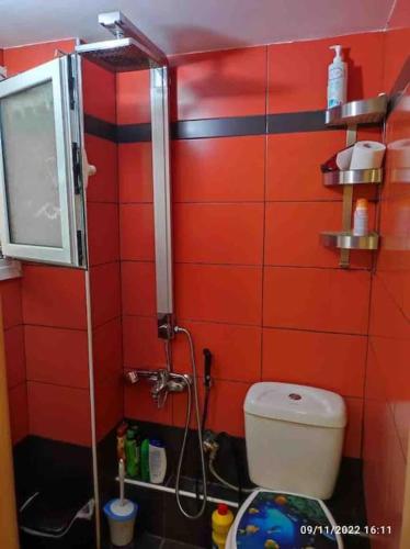 Spacious private rooftop studio, mountain and sea view