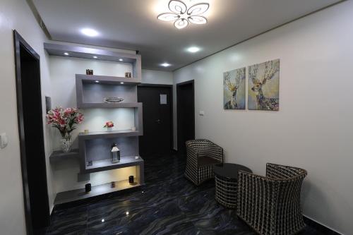 Posezení v ubytování NOVA PREMIUM ROOMs
