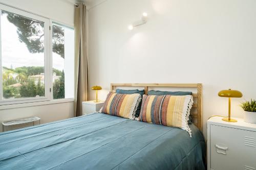Postel nebo postele na pokoji v ubytování TENNIS GOLF MAR - Apartamento para 4 renovado em Vilamoura