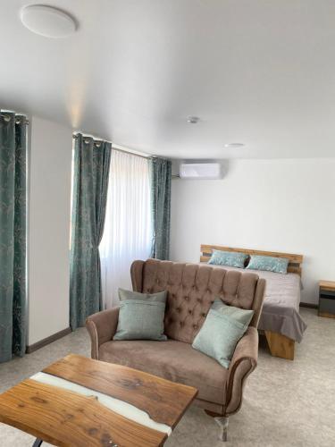 Χώρος καθιστικού στο My Hostel Pavlodar