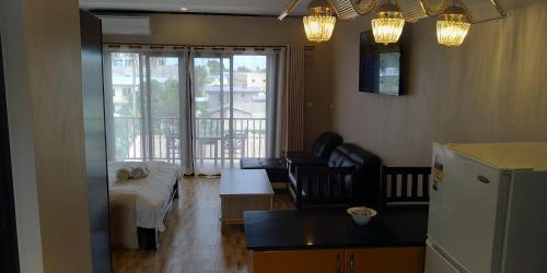 Χώρος καθιστικού στο Al - Minhaj Service Apartments