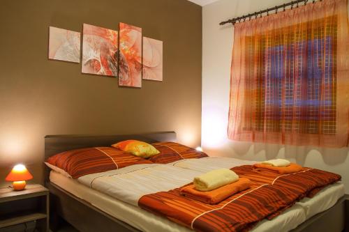 Posteľ alebo postele v izbe v ubytovaní Apartmán Chopok Juh Eva
