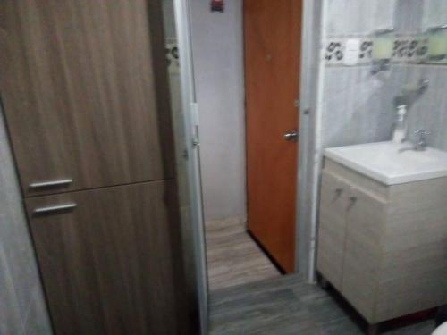 Ένα μπάνιο στο Apartamento vista panoramica #301