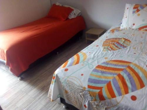 Ένα ή περισσότερα κρεβάτια σε δωμάτιο στο Apartamento vista panoramica #301