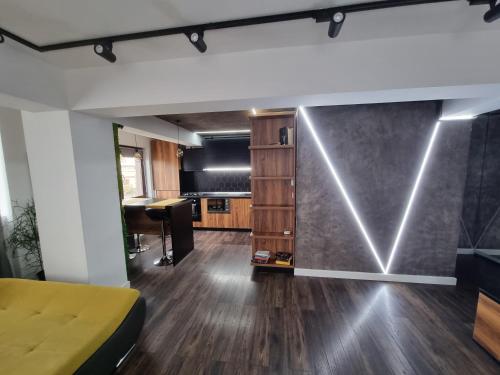 Η κουζίνα ή μικρή κουζίνα στο Eclipsei ApartHotel