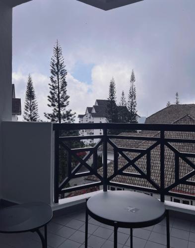 En balkon eller terrasse på Blossom Silverpark Apartment