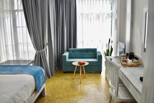 Katil atau katil-katil dalam bilik di Smeralda Resorts Dikwella