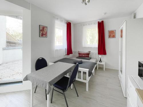 Χώρος καθιστικού στο Schwanenburg Apartments