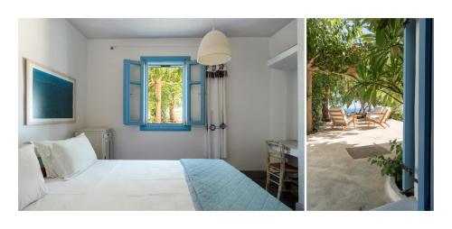 Ένα ή περισσότερα κρεβάτια σε δωμάτιο στο Morfia Villas