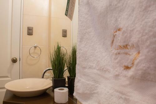 Koupelna v ubytování Hotel Alsacia Arequipa
