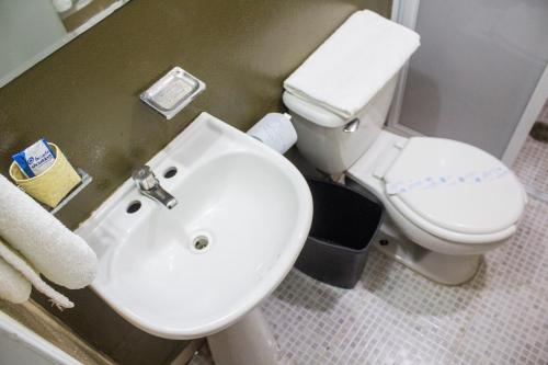 Koupelna v ubytování Casa Gubidxa