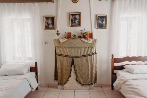 Postel nebo postele na pokoji v ubytování Leanland country house