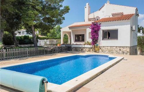 Awesome Home In Les Tres Cales With Outdoor Swimming Pool, Wifi And 4 Bedrooms