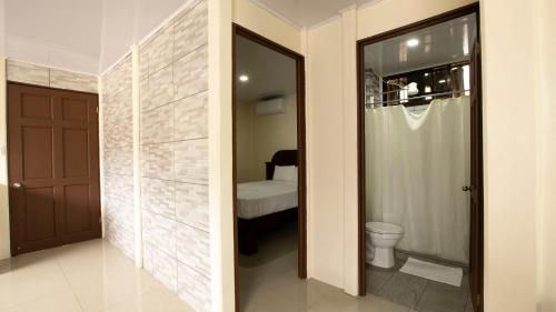 Koupelna v ubytování Orquideas Boutique Hotel