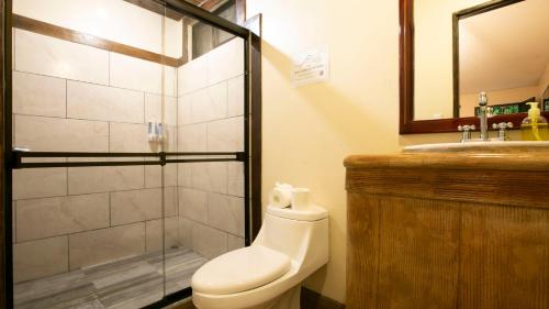 Koupelna v ubytování Orquideas Boutique Hotel