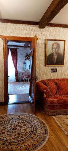 Zona de estar de Hotel Fortetsya Hetmana