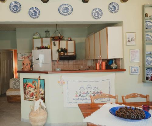 Kuchyň nebo kuchyňský kout v ubytování Country House