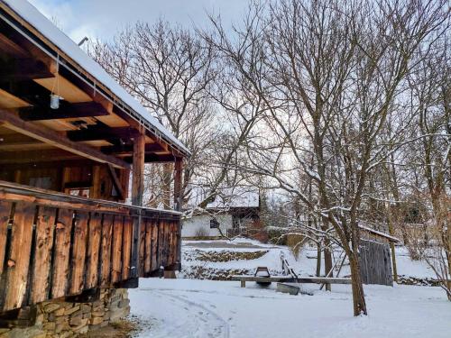 Apartmány Červený Dvůr en invierno