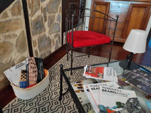 Ruang duduk di B&B Amphitryon