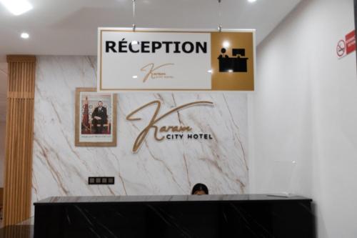 El lobby o recepción de Karam City Hotel