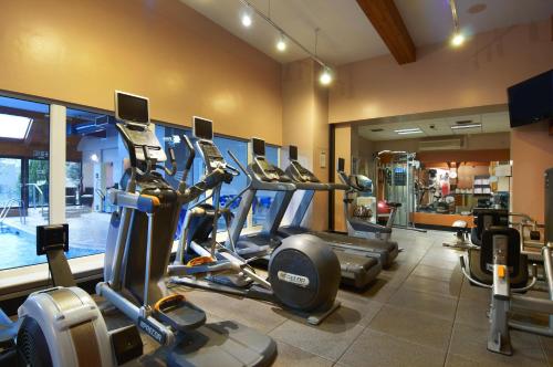 Fitness centrum a/nebo fitness zařízení v ubytování Avisford Park Hotel