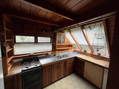 Η κουζίνα ή μικρή κουζίνα στο Casa Bamba