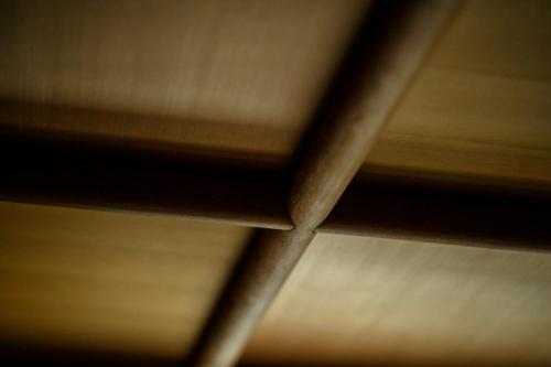 a close up of a close up view of wood at Sensui in Toyooka