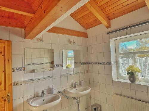 Koupelna v ubytování Altes Forsthaus im Harz