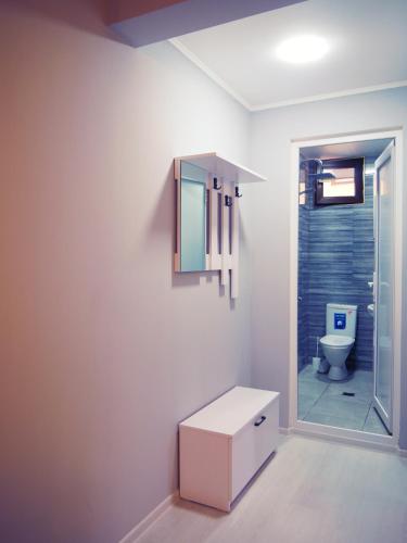 A bathroom at Gablile apartments