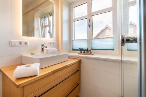 Koupelna v ubytování Hus Sünneck