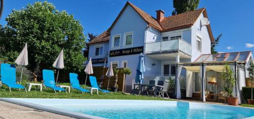 Bazén v ubytování Casa Ananda nebo v jeho okolí