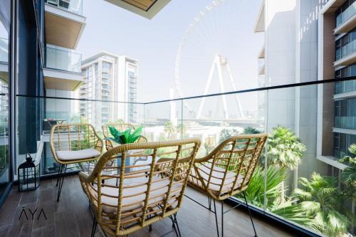 Fotografie z fotogalerie ubytování Breathtaking 1BR with Spectacular Sea Views & Ain Dubai By ĀYA Boutique v Dubaji
