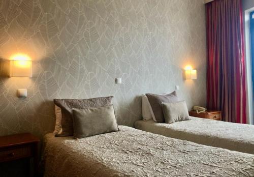 Кровать или кровати в номере Hotel Varandazul