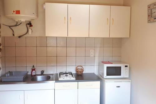 Kuchyňa alebo kuchynka v ubytovaní Gîte du figuier