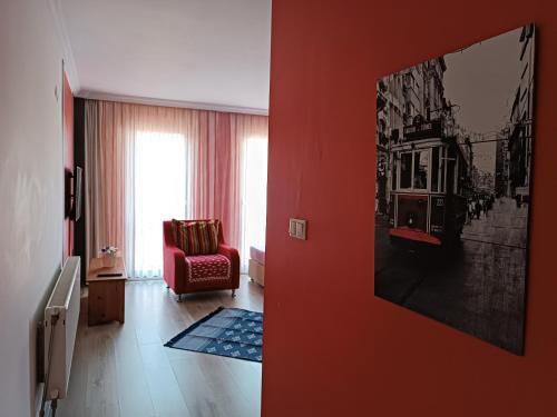 Istumisnurk majutusasutuses The City Residence Hotel