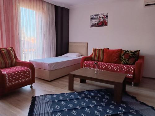 Istumisnurk majutusasutuses The City Residence Hotel