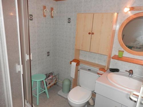 スーストンにあるVilla Soustons, 2 pièces, 4 personnes - FR-1-379-72の小さなバスルーム(トイレ、シンク付)